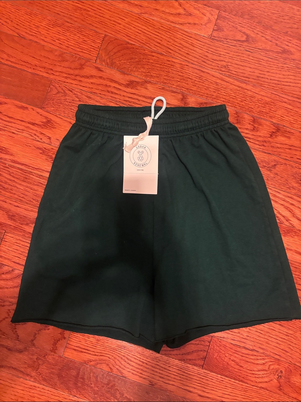 Urban Renewal Forest Green Athletic Drawstring Shorts